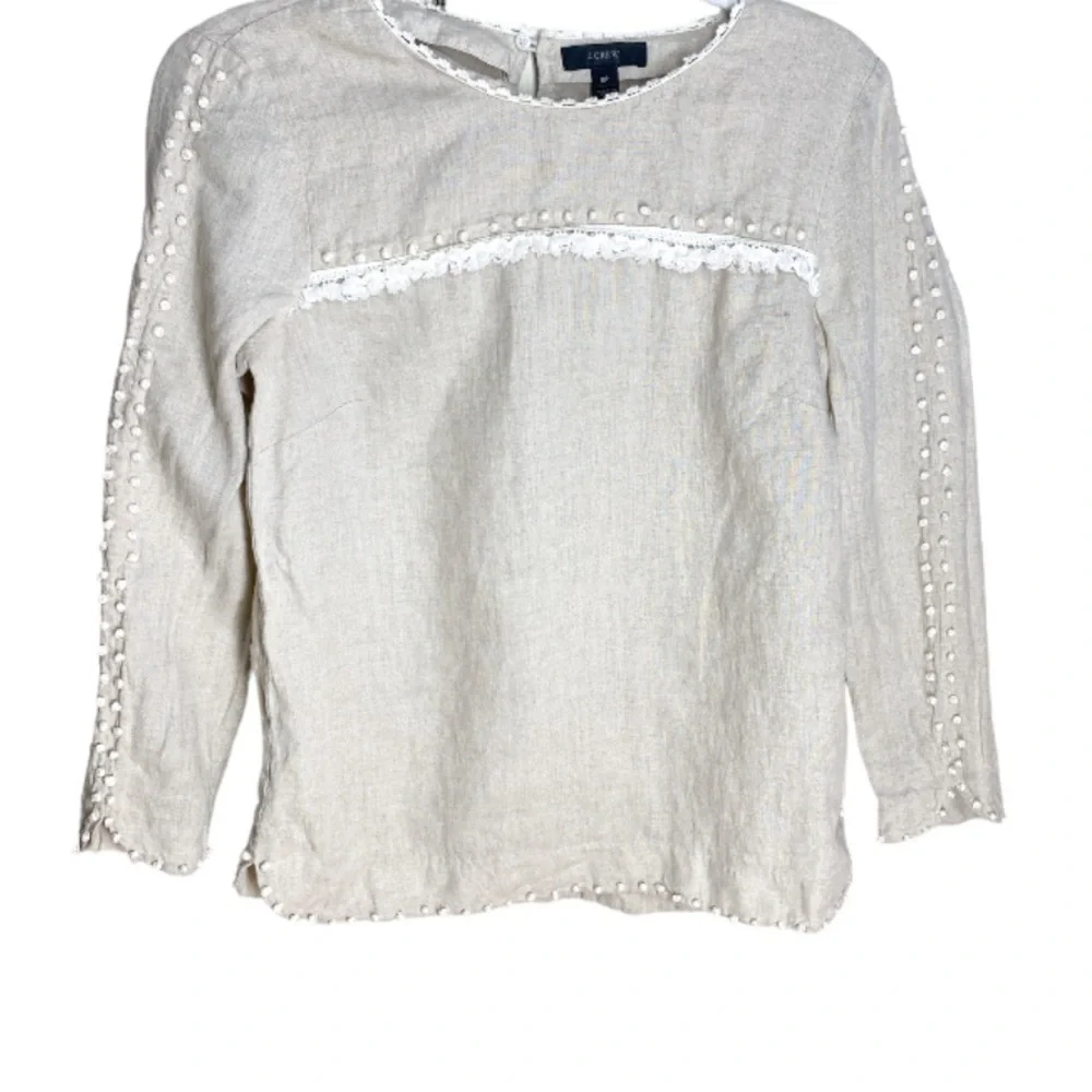 J. Crew crew embroidered